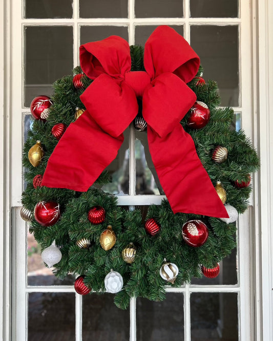 Holiday Heritage 18-Inch Four Loop Outdura Bow