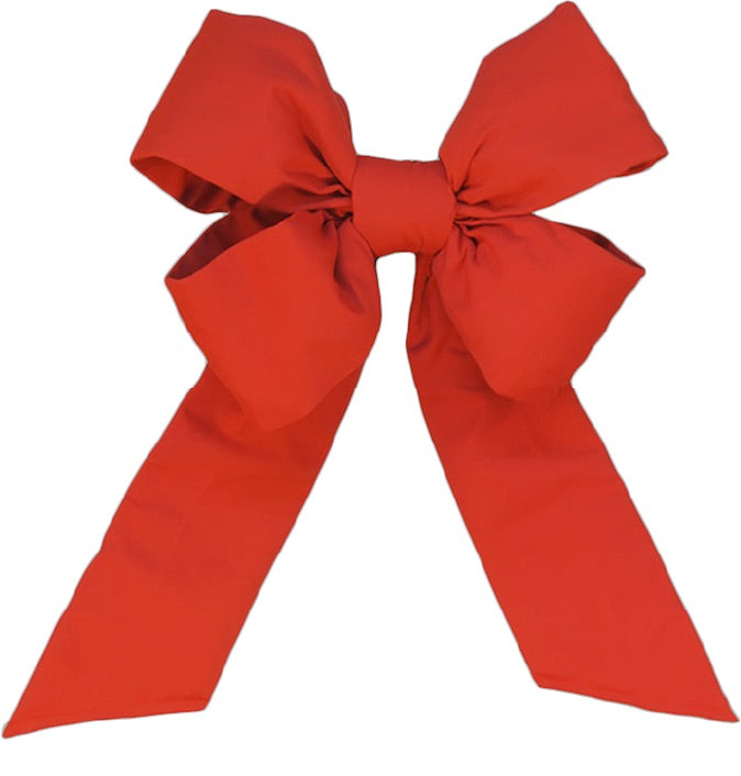 Holiday Heritage 12-Inch Four Loop Red Outdura Bow